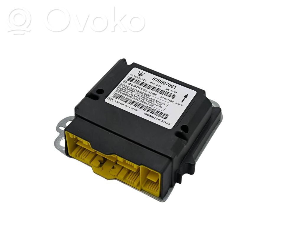 Sterownik / Moduł Airbag   670007061,0285011809