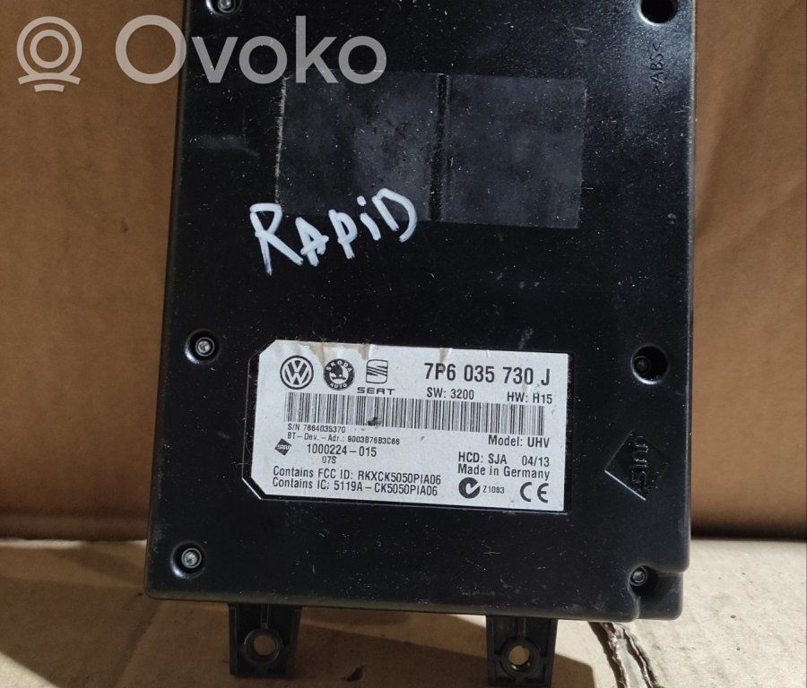Skoda Rapid (NH) Unidad de control/módulo del teléfono 