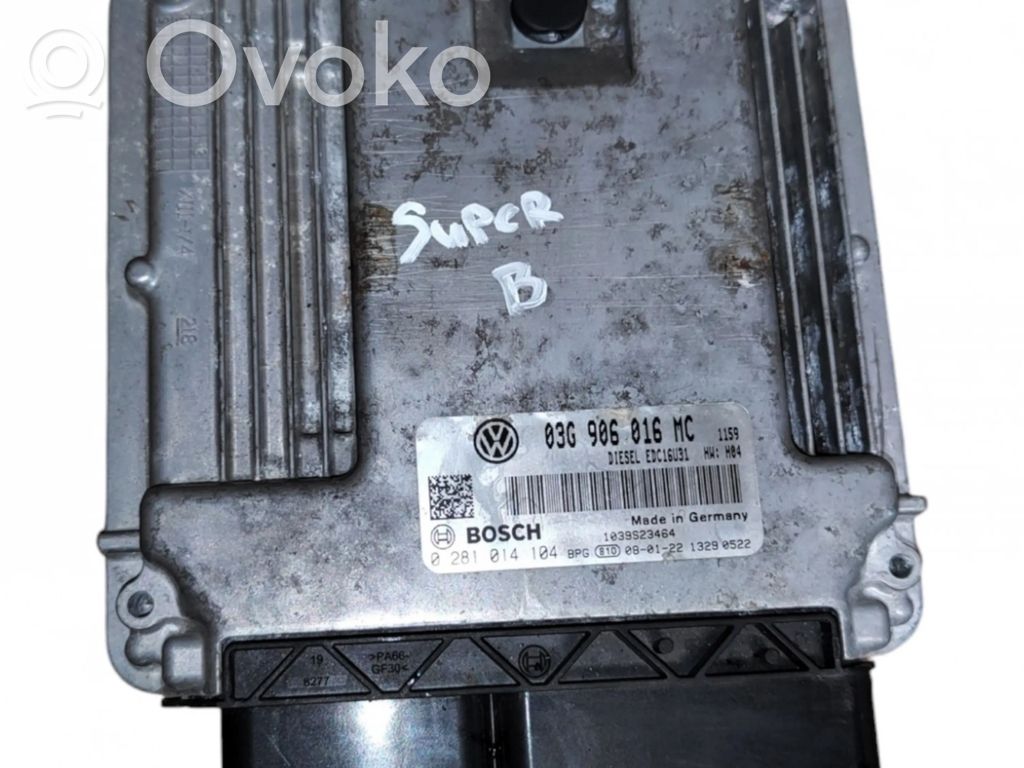 Skoda Superb B5 (3U) Engine control unit/module 