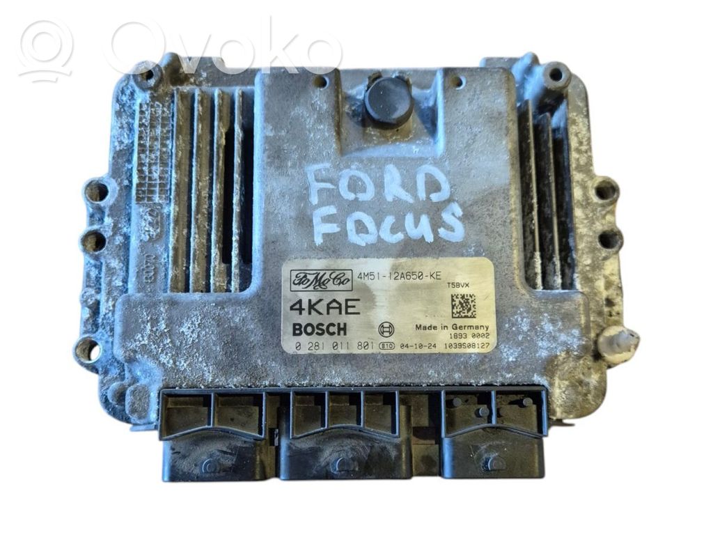 Engine control unit/module   4M5112A650KE,0281011801