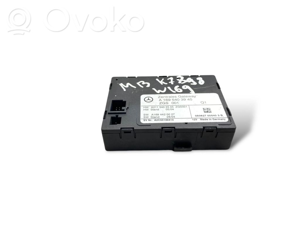 Mercedes-Benz A W169 Módulo de control Gateway 