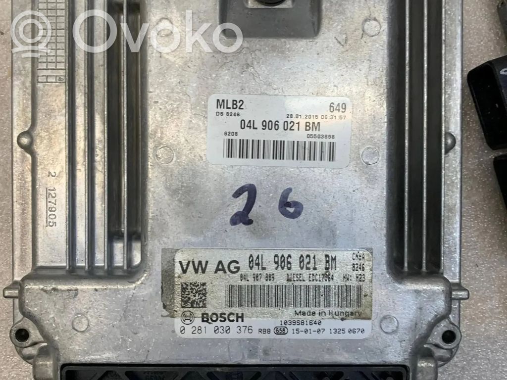 Audi A4 S4 B8 8K Unité de commande, module ECU de moteur