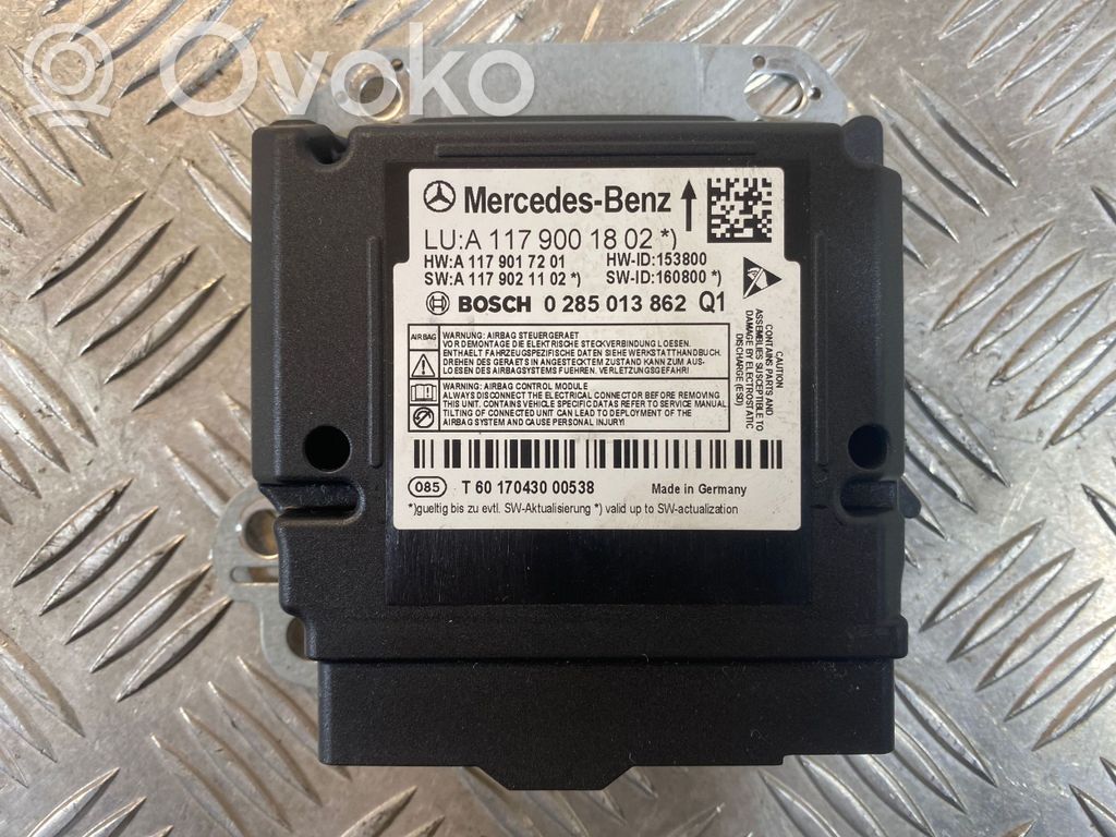 Sterownik / Moduł Airbag   A1179001802,A1179021102