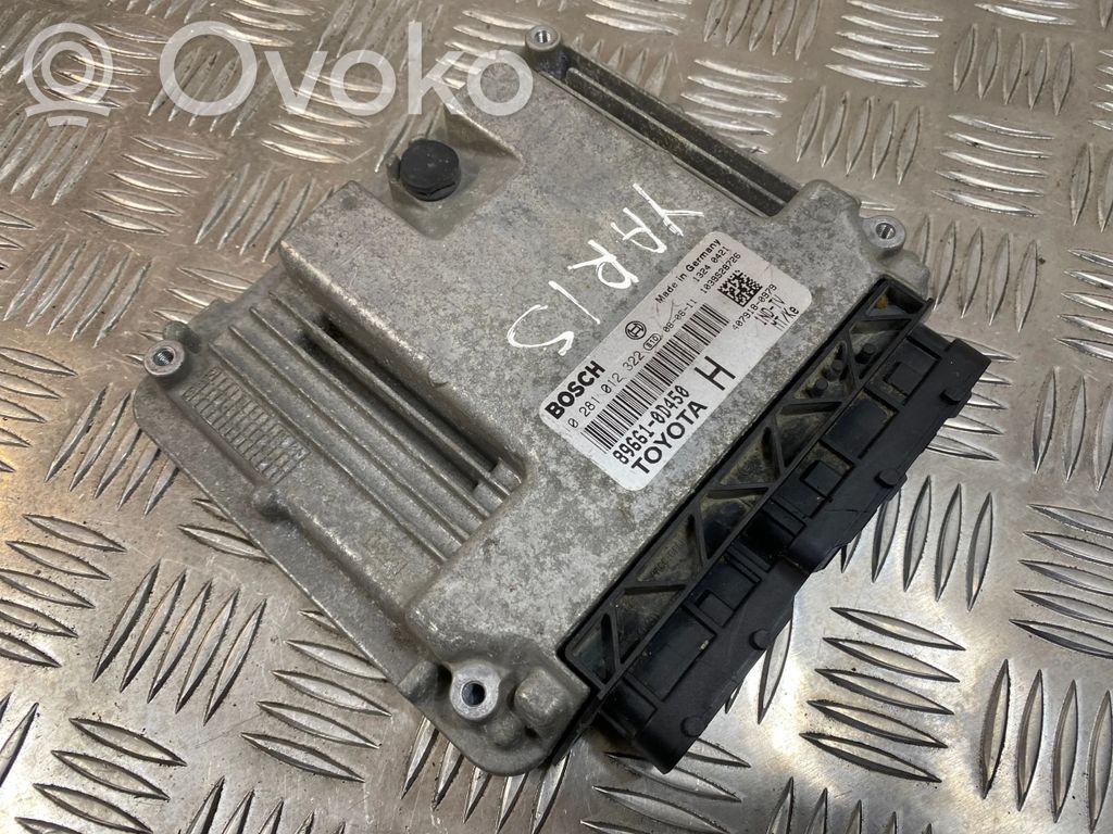 Toyota Yaris Engine control unit/module 