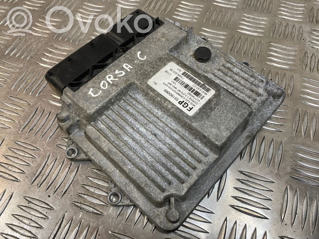 Opel Corsa C Unidad de control/módulo del motor 