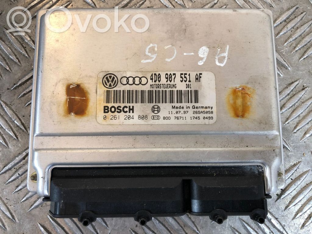 Audi A6 S6 C5 4B Unidad de control/módulo del motor 