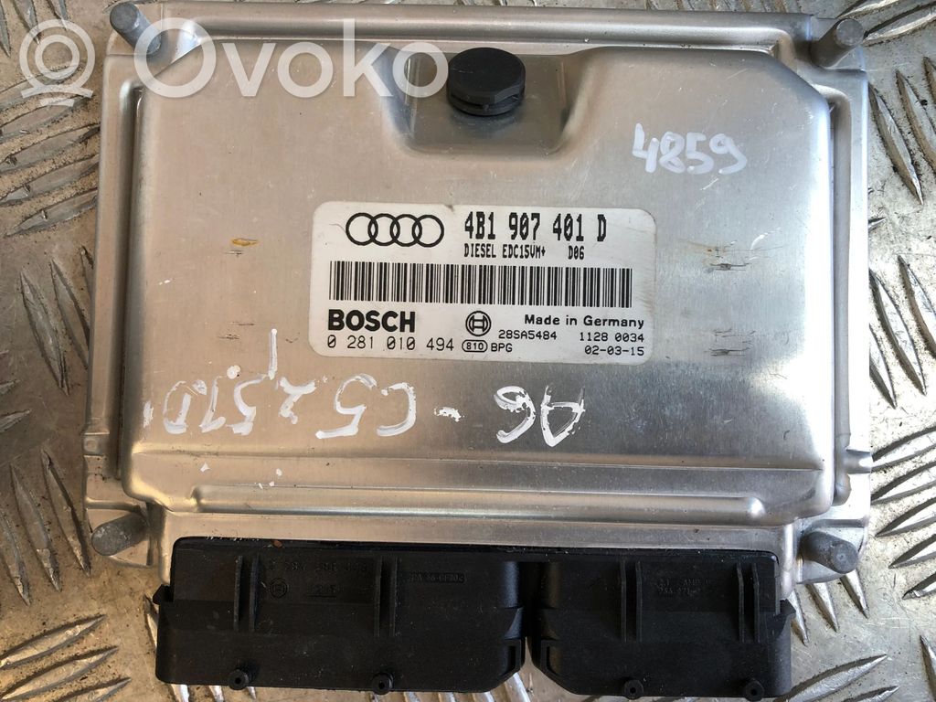 Audi A6 S6 C5 4B Engine control unit/module 