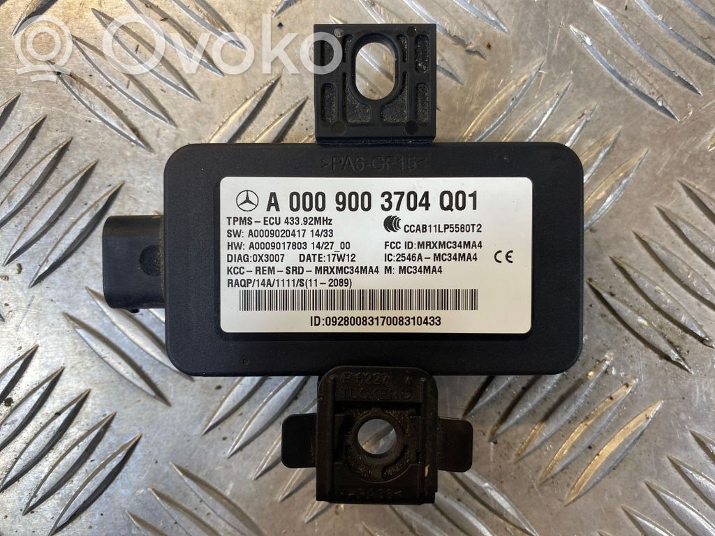 Mercedes-Benz A W176 Unidad de control de la presión del neumático 