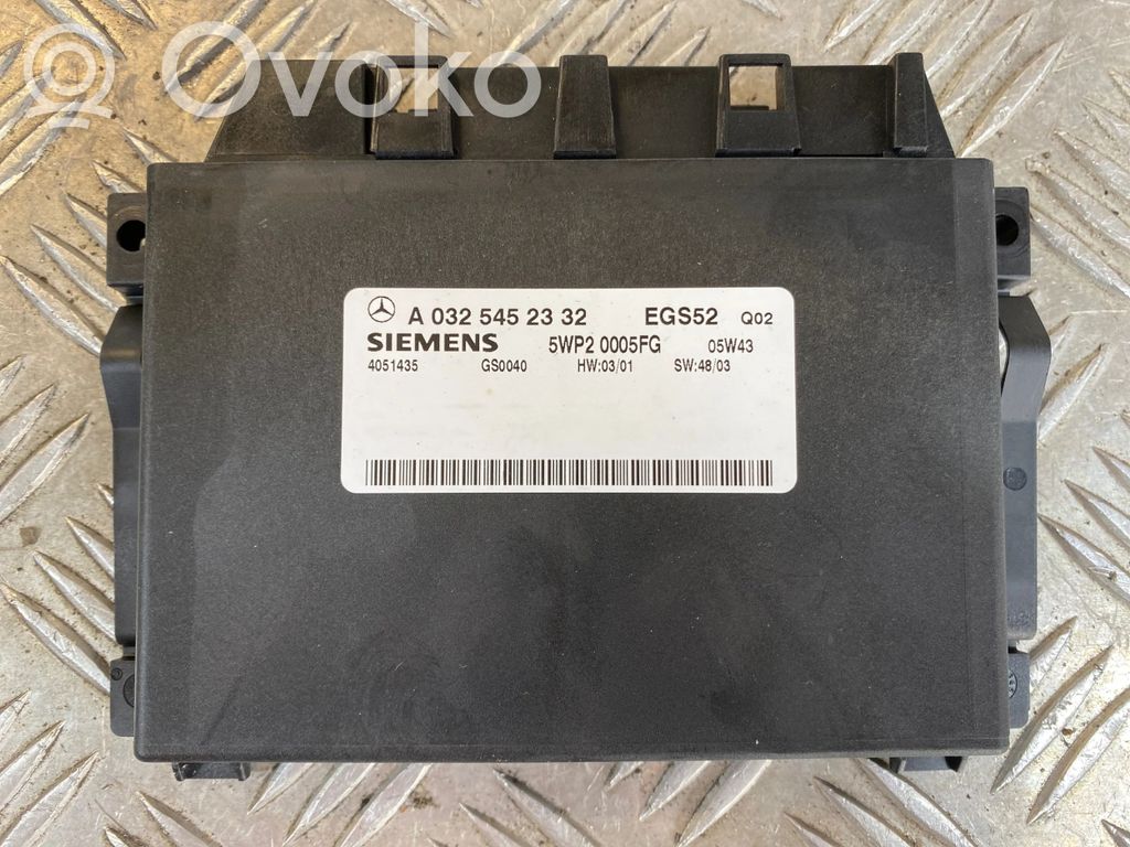 Sterownik / Moduł skrzyni biegów   A0325452332,5WP20005FG,4051435