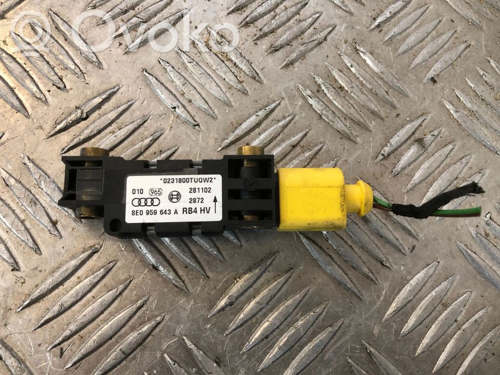 Audi A6 S6 C5 4B Sensor impacto/accidente para activar Airbag