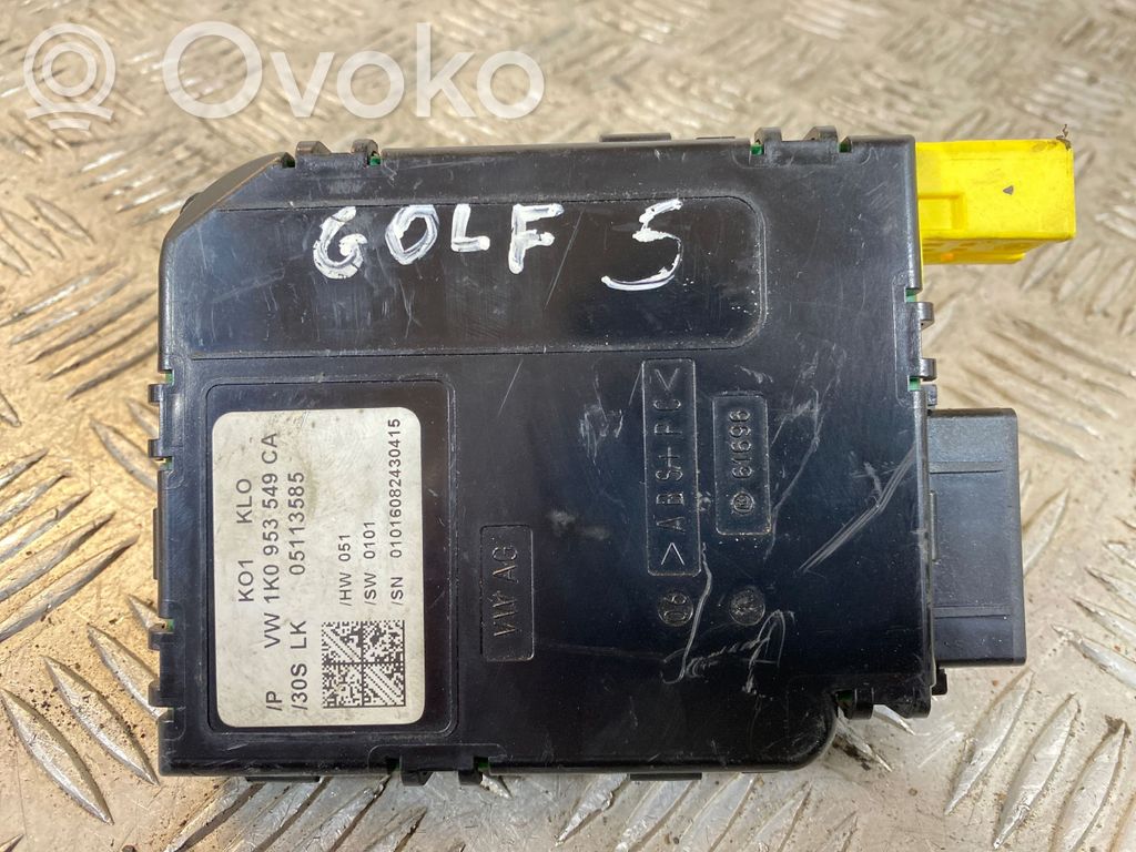 Volkswagen Golf V Capteur d'angle de braquage 