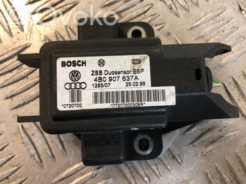 Audi A6 S6 C5 4B ESP Drehratensensor Querbeschleunigungssensor 