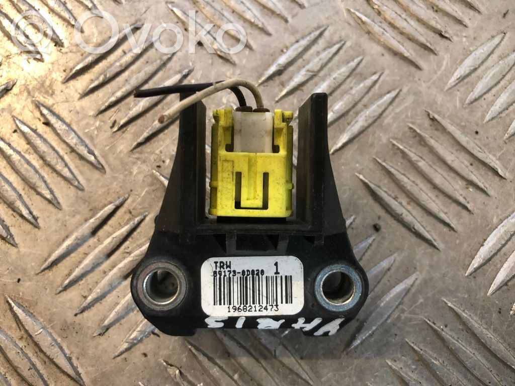 Toyota Yaris Sensor impacto/accidente para activar Airbag 