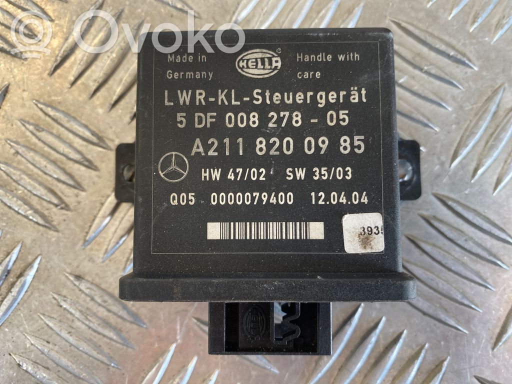 Mercedes-Benz E W211 Module d'éclairage LCM 
