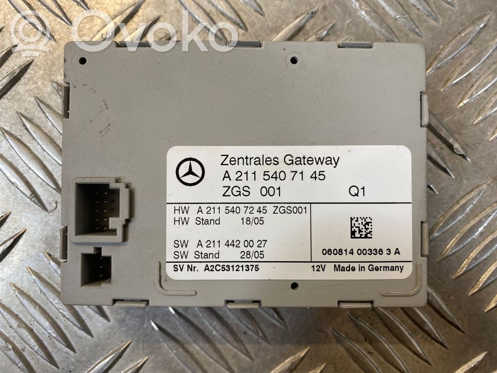 Mercedes-Benz CLS C219 Gateway control module 