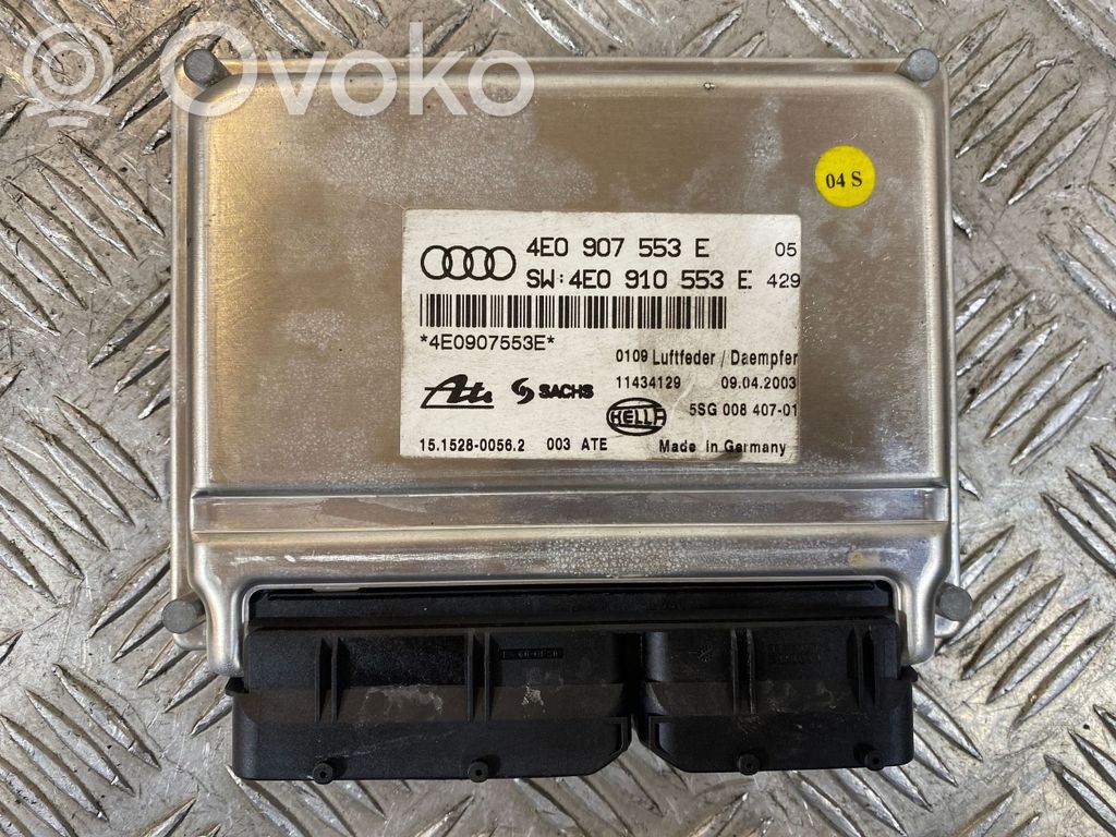 Audi A8 S8 D3 4E Unidad de control/módulo de la suspensión 