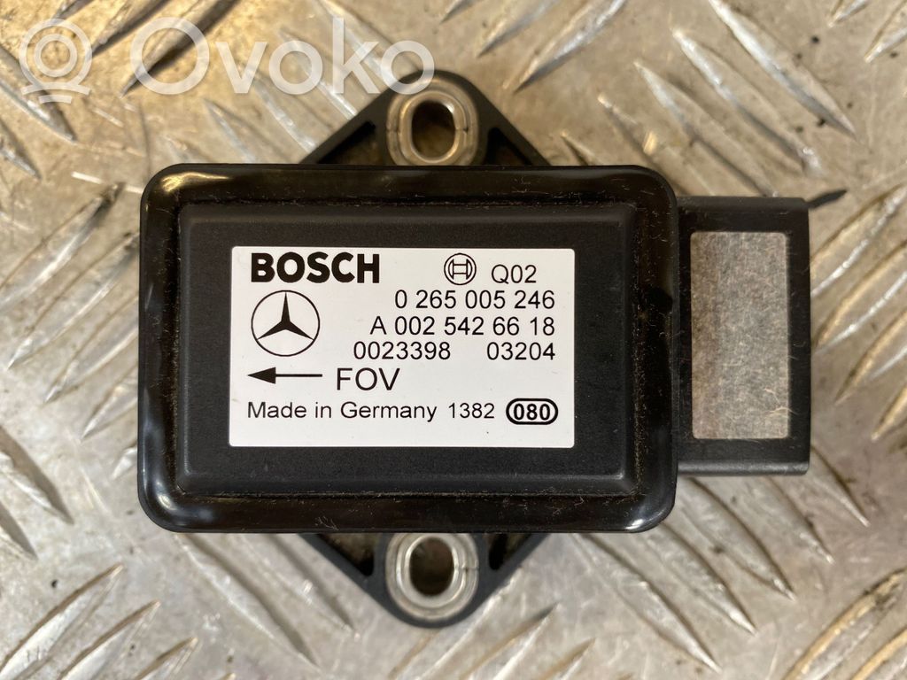 Mercedes-Benz Vito Viano W639 Capteur de vitesse de lacet d'accélération ESP 