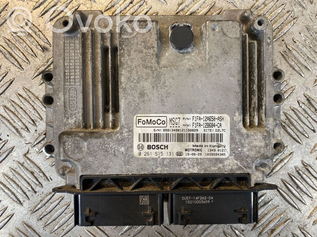 Engine control unit/module   F1FA12A650ASH,F1FA12B684CA,0261S15131,CU5T14F262DA