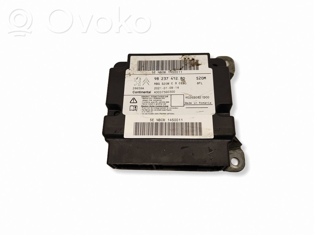 Opel Combo E Module de contrôle airbag 