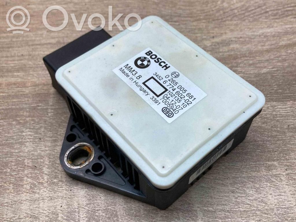 ESP Drehratensensor Querbeschleunigungssensor   6774602,0265005681,USED