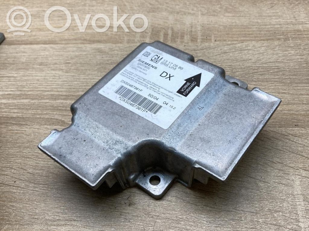 Unidad de control/módulo del Airbag   13170589