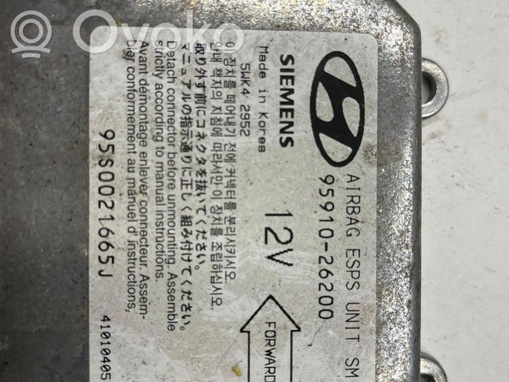 Hyundai Santa Fe Module de contrôle airbag 