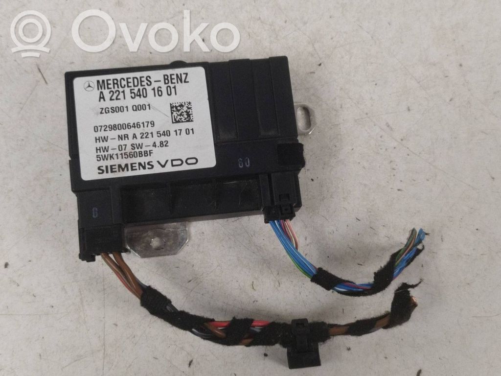 Sterownik / Moduł pompy wtryskowej   A2215401601,ZGS001Q001,0729800646179