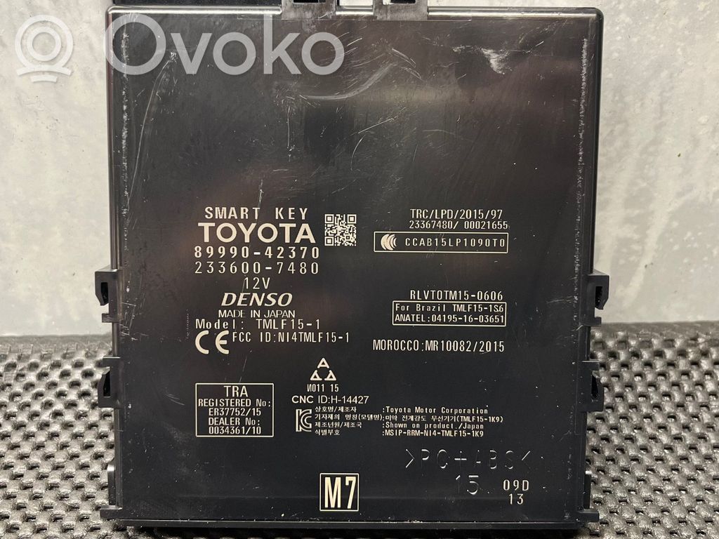Toyota RAV 4 (XA50) Unitate/modul de control fără cheie (KESSY) 