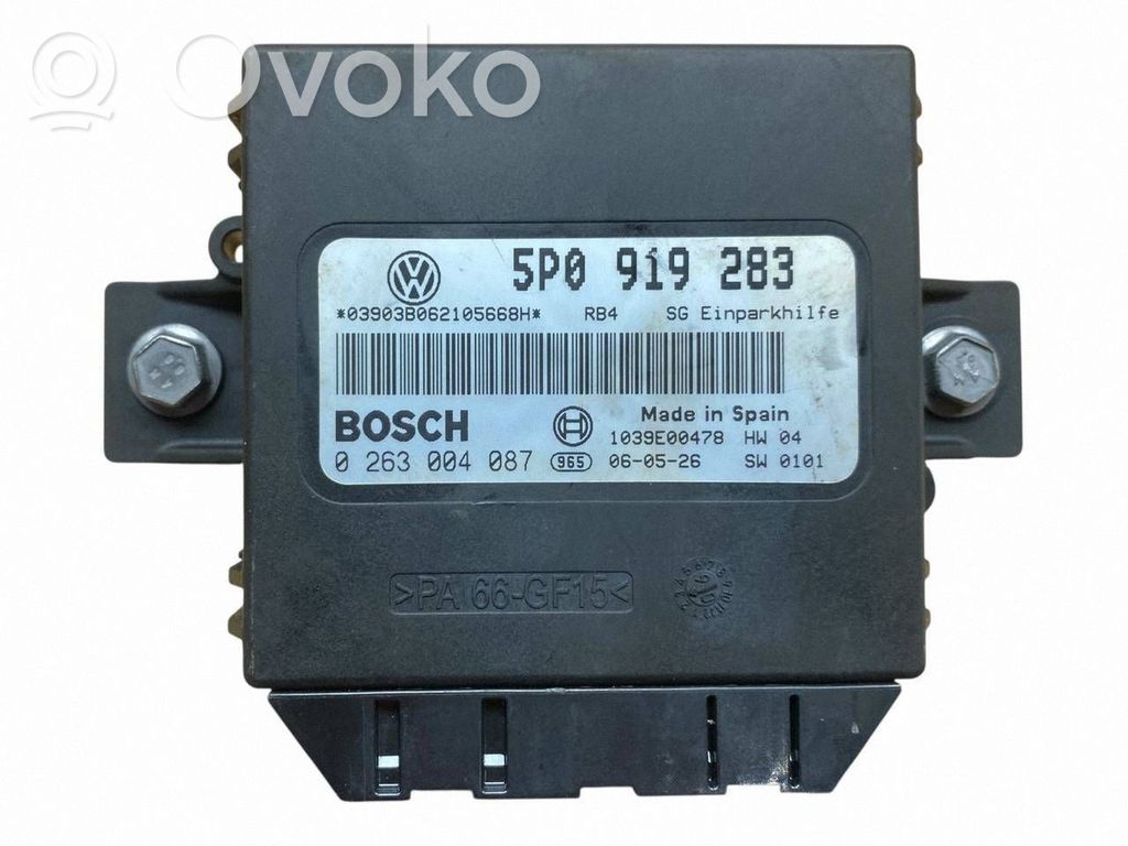 Volkswagen Polo V 6R Pysäköintitutkan (PCD) ohjainlaite/moduuli