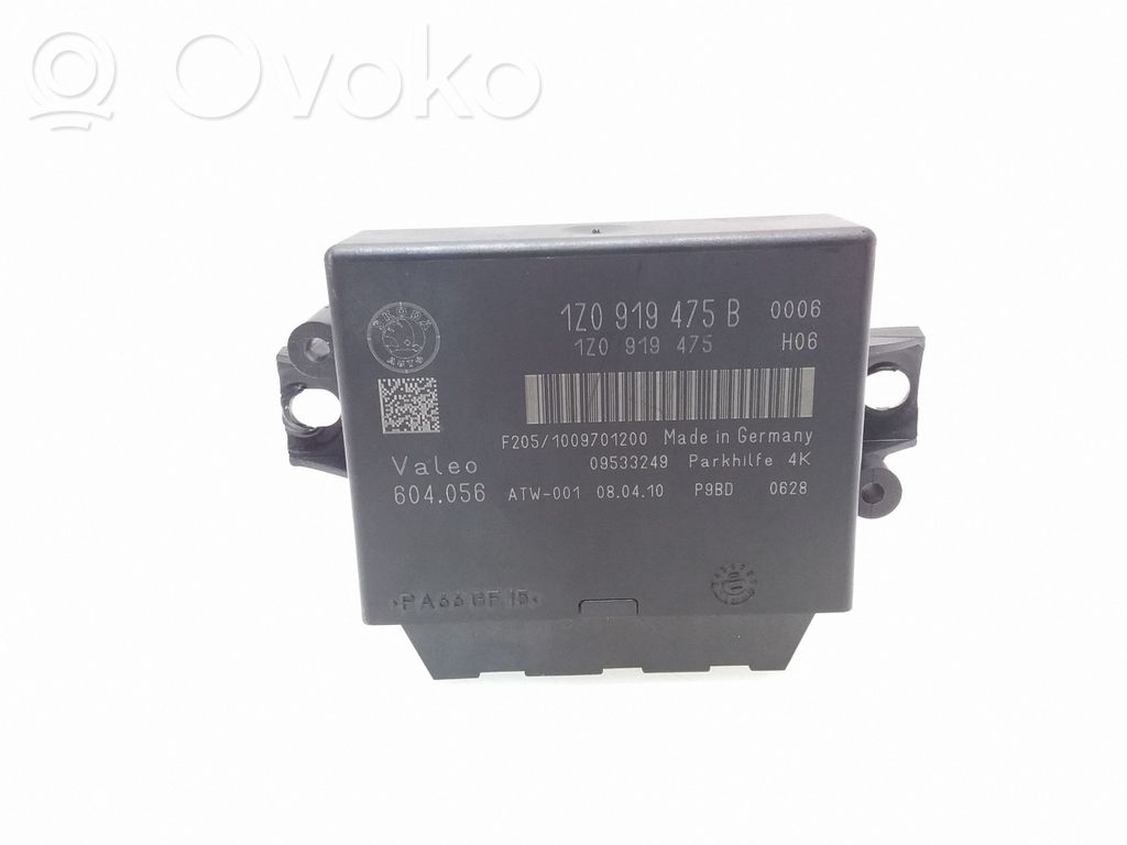 Skoda Octavia Mk2 (1Z) Pysäköintitutkan (PCD) ohjainlaite/moduuli