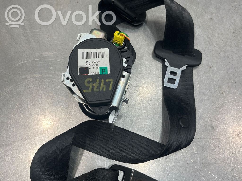 Volvo V60 Takaistuimen turvavyö