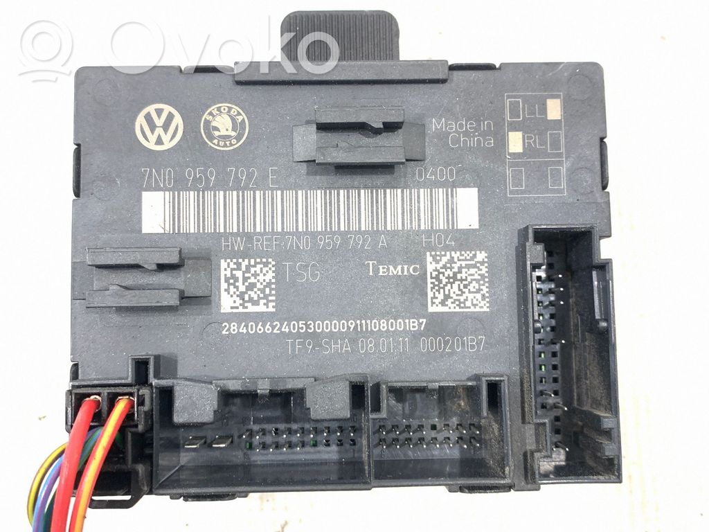 Skoda Yeti (5L) Türsteuergerät