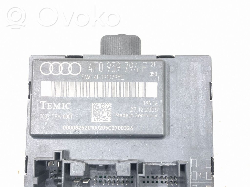 Oven ohjainlaite/moduuli   4F0959794E,4F0910795E