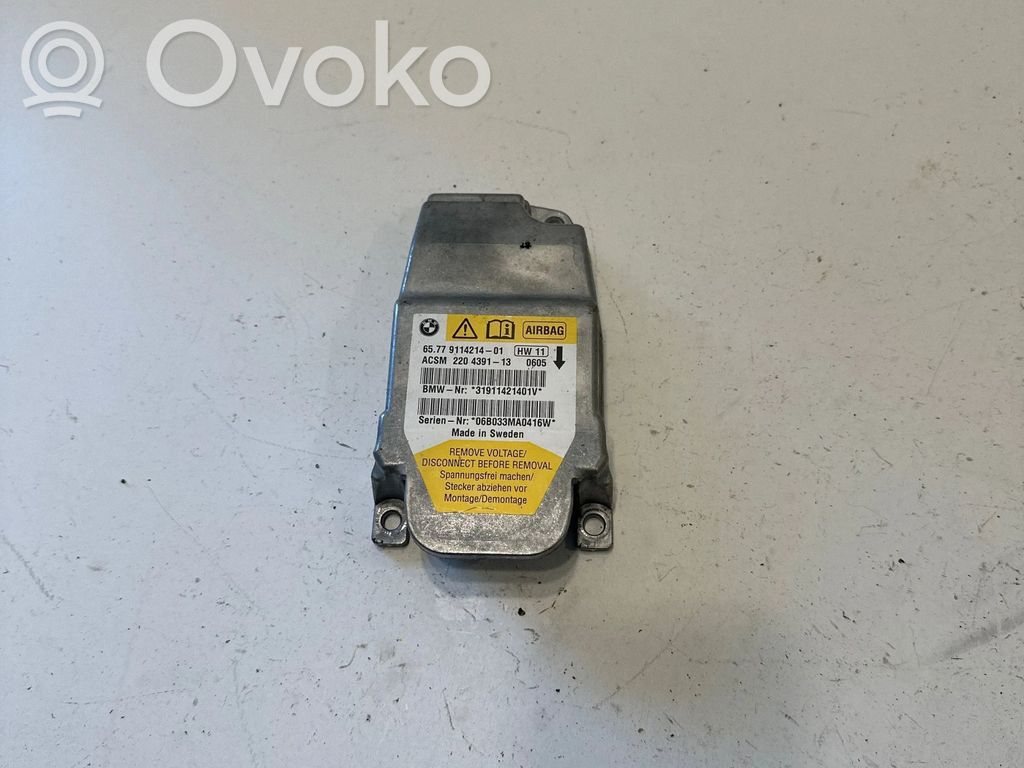 Module de contrôle airbag   220439113,31911421401V,9114214