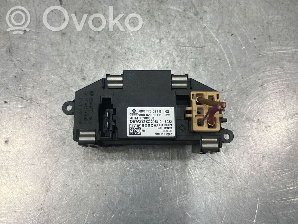 Audi A4 S4 B8 8K Motor aerotermă/rezistor ventilator