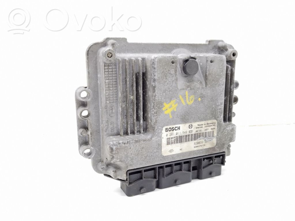 Unitate/modul de control motor   82000391966,0281011549