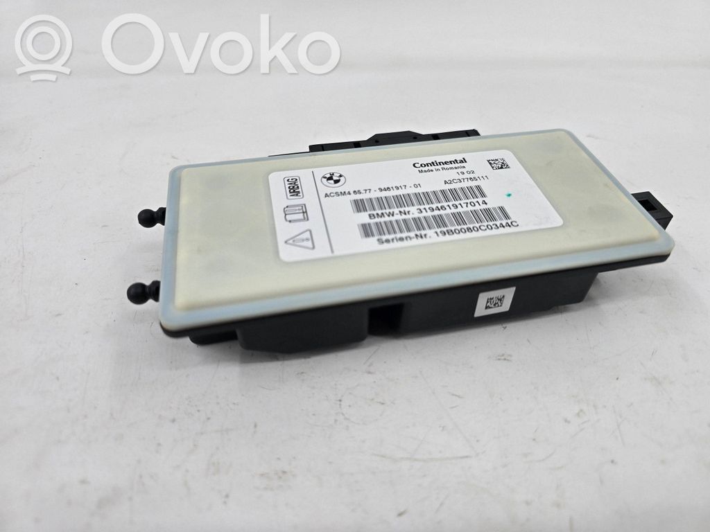 BMW 4 F32 F33 Module de contrôle airbag