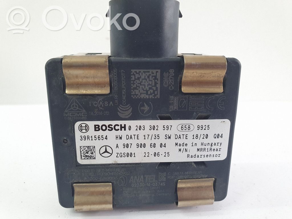 Mercedes-Benz Sprinter W907 W910 Sensor de radar Distronic 