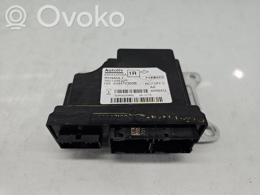 Renault Megane IV Centralina/modulo airbag