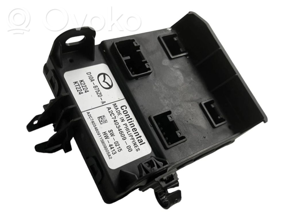 Mazda CX-3 Other control units/modules 
