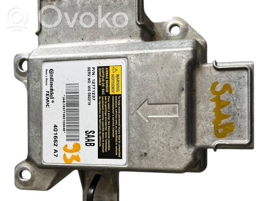 Saab 9-3 Ver1 Module de contrôle airbag 