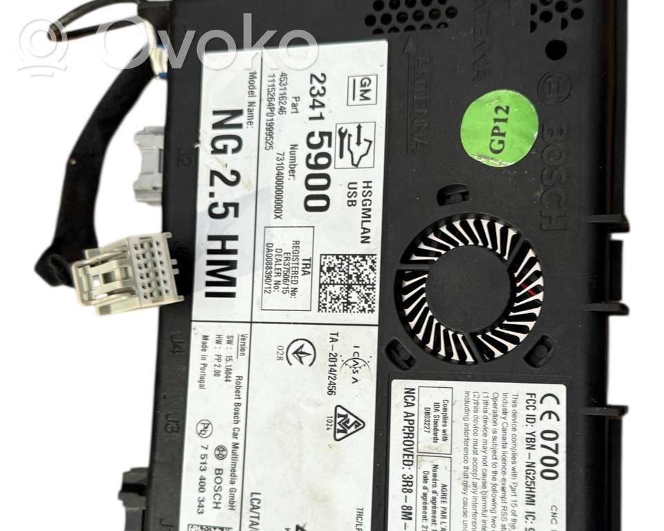 Opel Insignia A Other control units/modules 