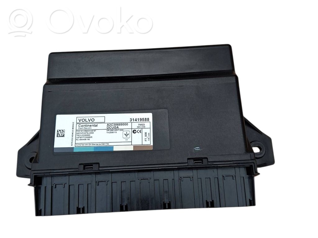 Volvo S60 Keyless (KESSY) go control unit/module 