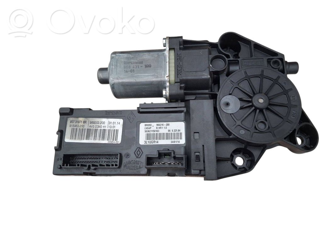 Silnik regulatora szyby drzwi przednich   807319718R,966316200,969203200,915953200