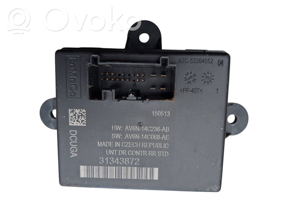 Unité de commande module de porte   31343872