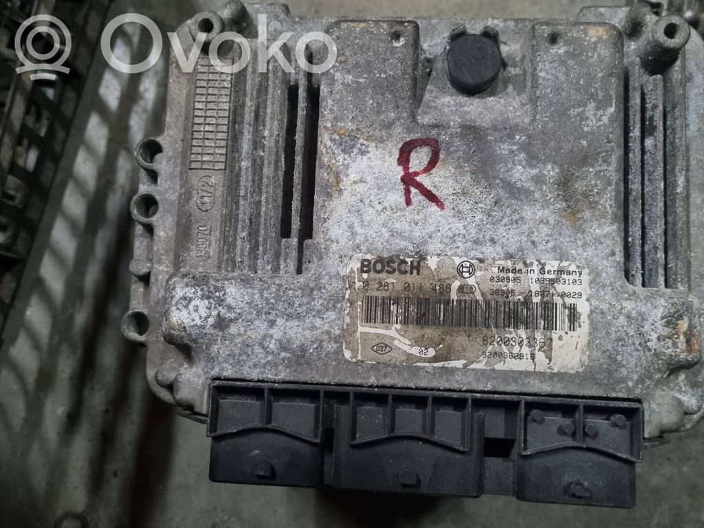 Renault Master II Engine ECU kit and lock set 