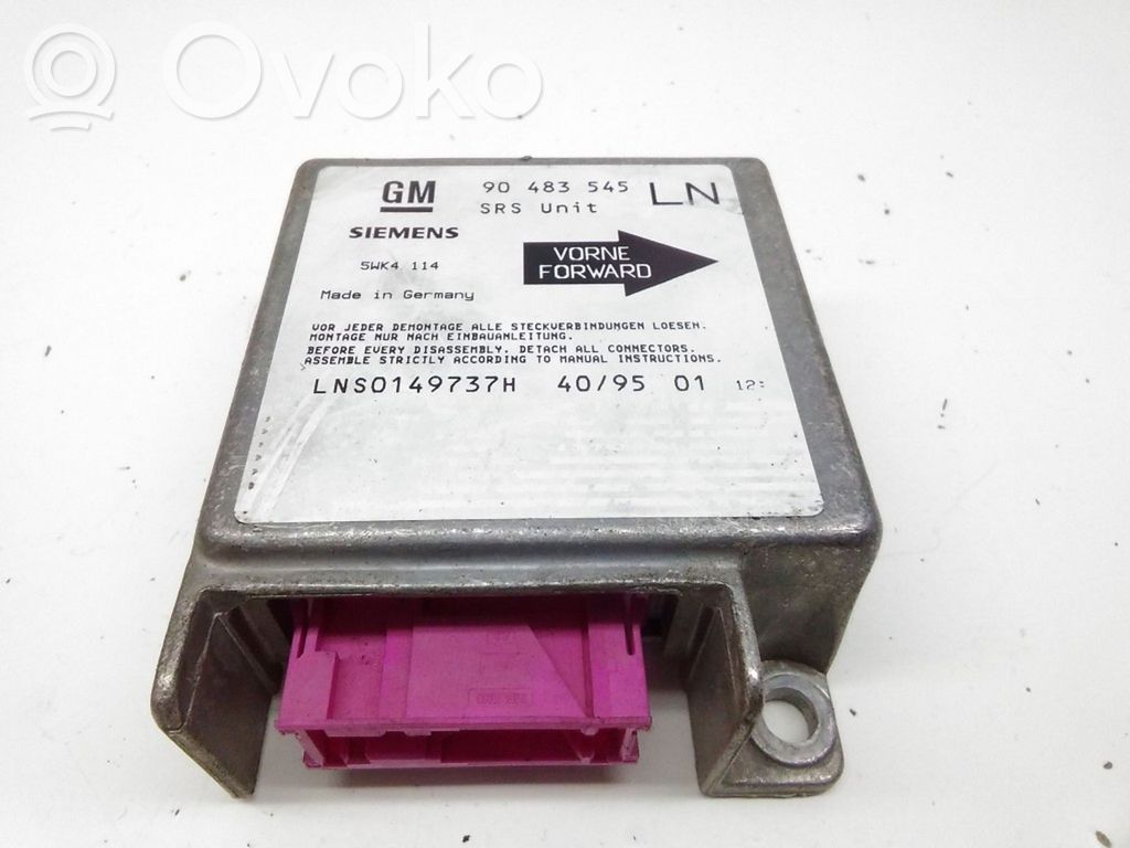 Opel Corsa B Airbag control unit/module 