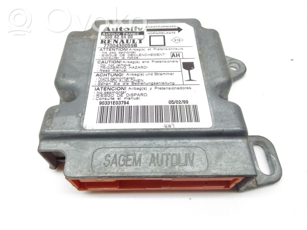 Renault Megane I Unitate/modul de comandă airbaguri 