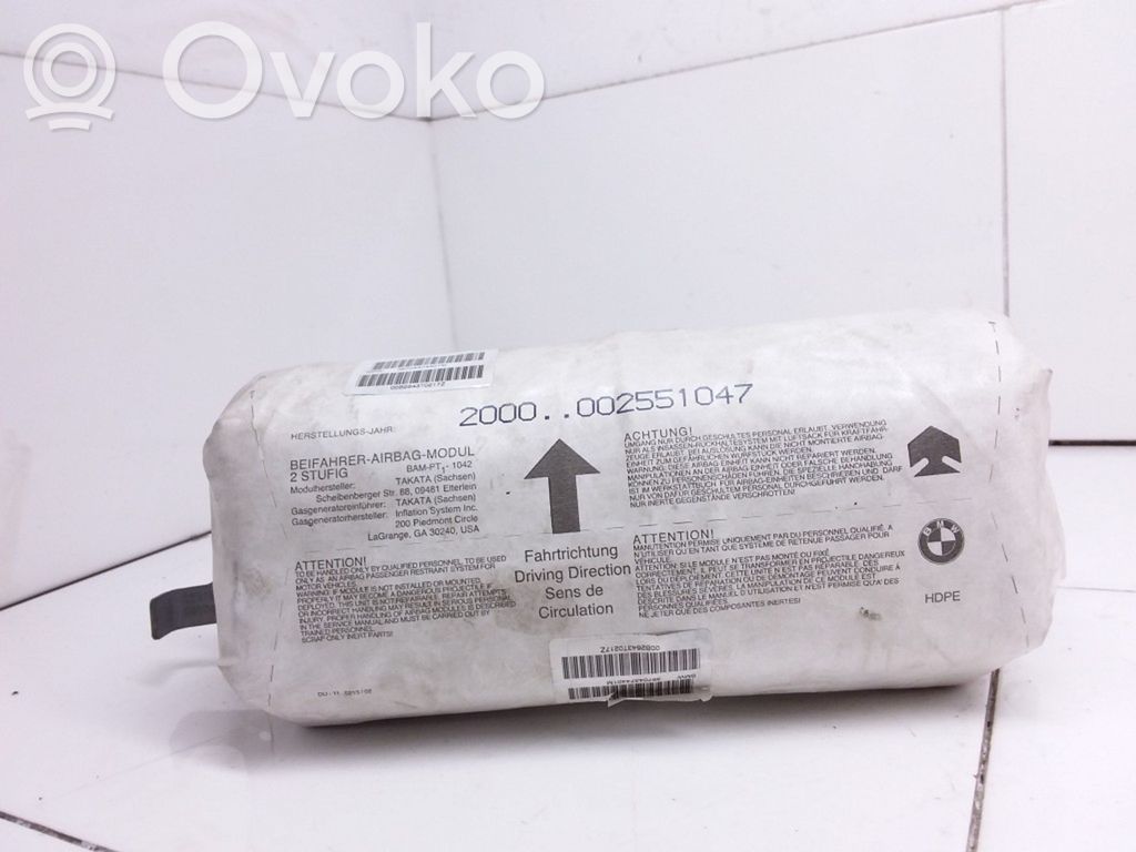 BMW 3 E46 Airbag del passeggero 