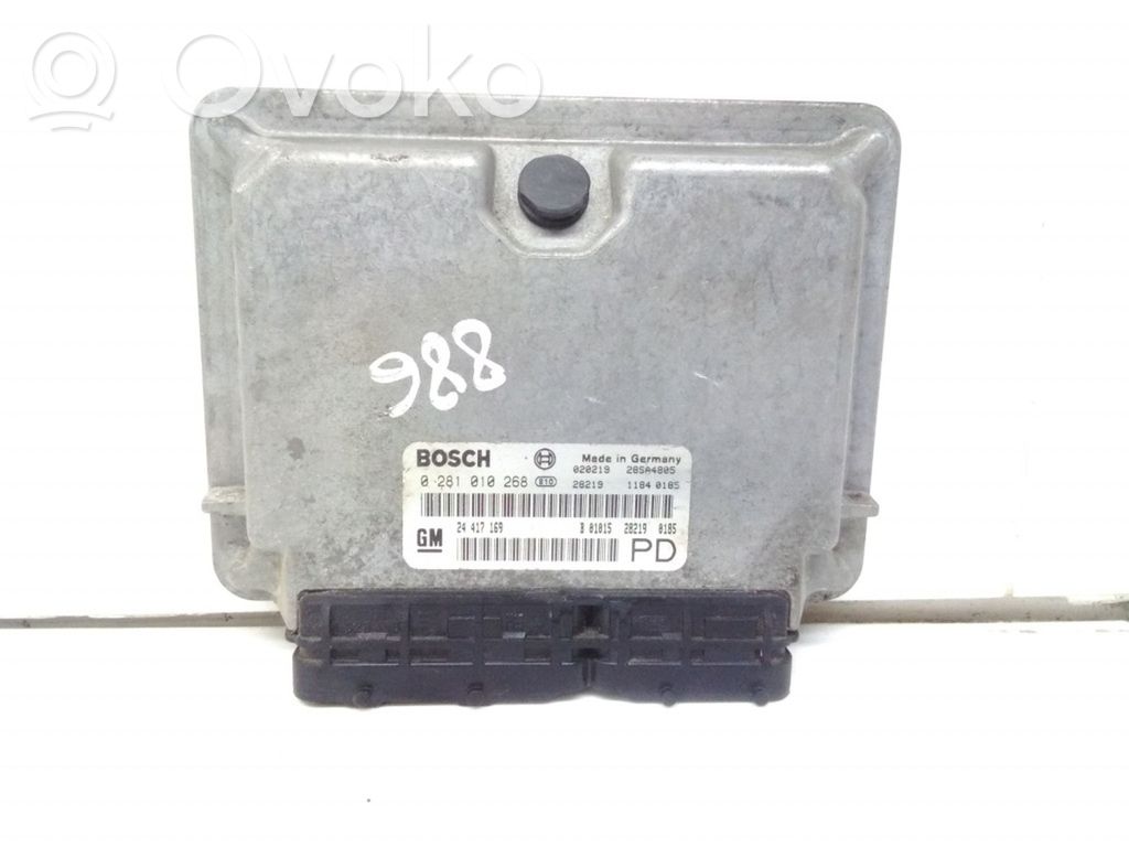 Engine control unit/module   0281010268,24417169,28SA4805